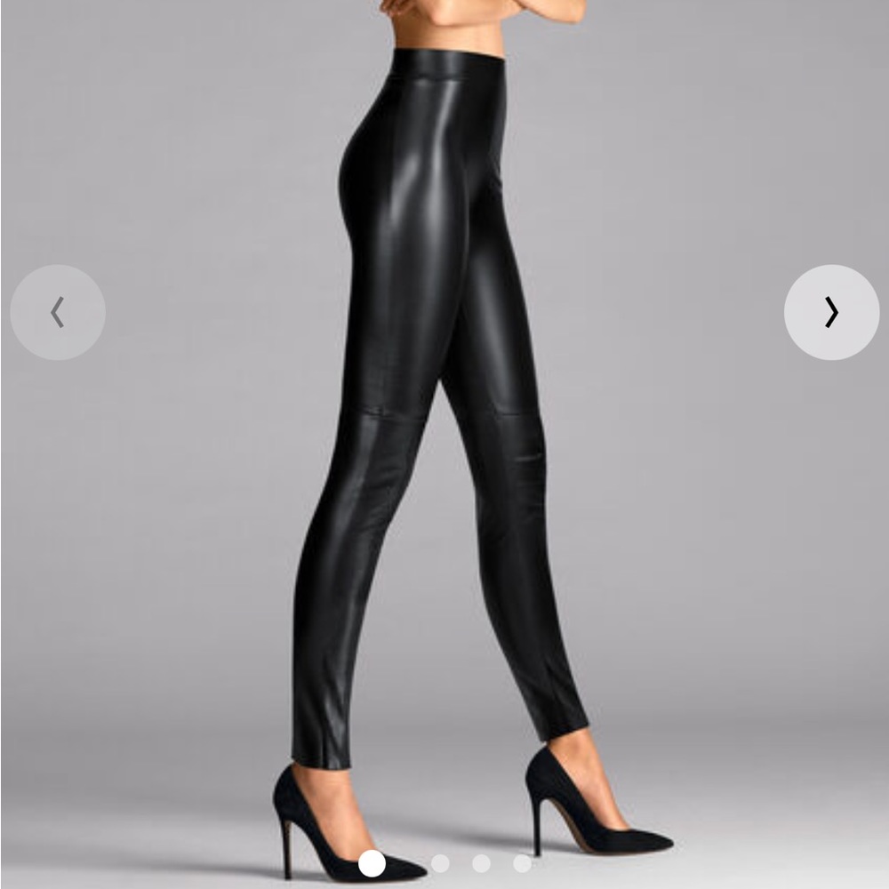 WOLFORD ESTELLA LEGGINGS FAUX LEATHER
